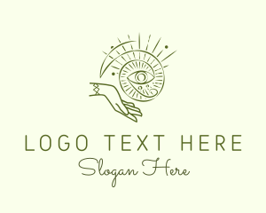 Horus - Mystical Eye Tarot logo design