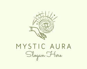 Mystical Eye Tarot logo design