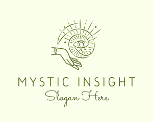 Mystical Eye Tarot logo design