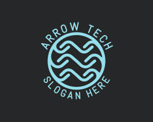 Tech Wave Company logo design