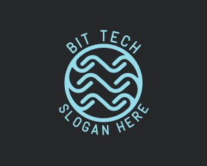 Tech Wave Company logo design