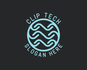 Tech Wave Company logo design