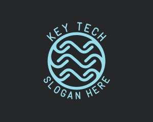 Tech Wave Company logo design