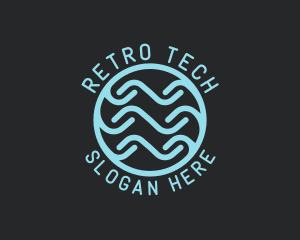 Tech Wave Company logo design