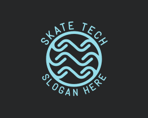 Tech Wave Company logo design