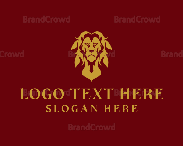Monarch Lion Head Logo