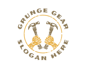 Grunge - Grunge Hammer Carpentry logo design