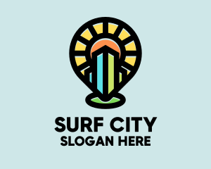 Community City Pin  logo design