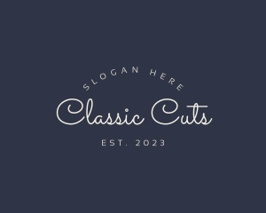 Classic Cursive Business logo design