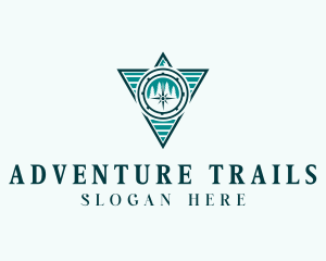 Compass Adventure Forest  logo design