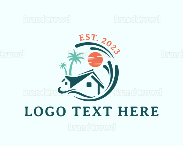 Tropical House Getaway Logo