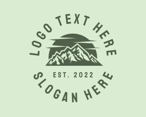 Peak Mountain Scenery Logo