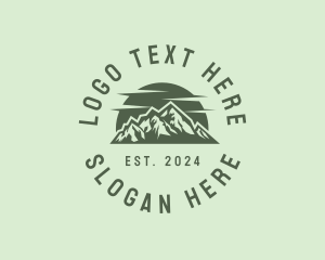 Scenery - Peak Mountain Scenery logo design