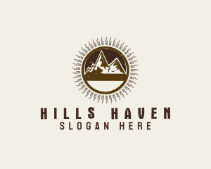 Mountain Peak Camping logo design