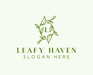 Wellness Herbal Leaves logo design