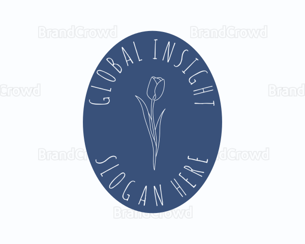 Eco Floral Aesthetic Logo