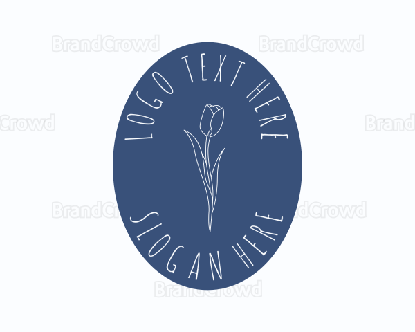 Eco Floral Aesthetic Logo