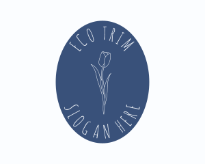 Eco Floral Aesthetic logo design