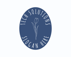 Flower Arrangement - Eco Floral Aesthetic logo design