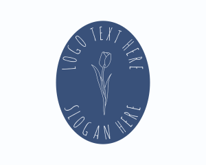 Eco Floral Aesthetic Logo