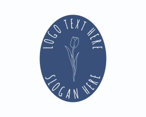 Eco Floral Aesthetic Logo