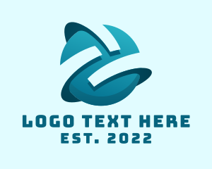 Cyberspace - Tech Gaming Planet logo design