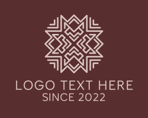 Sewing - Artisan Textile Pattern logo design