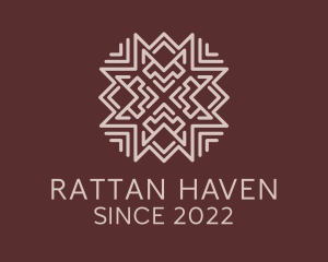 Rattan - Artisan Textile Pattern logo design