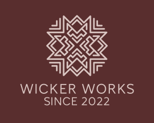 Wicker - Artisan Textile Pattern logo design