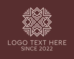 Interlaced - Artisan Textile Pattern logo design