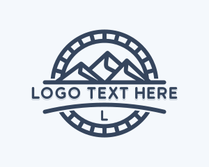 Minimalist - Mountain Reserve Camp logo design