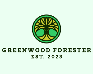 Forest Tree Nature logo design