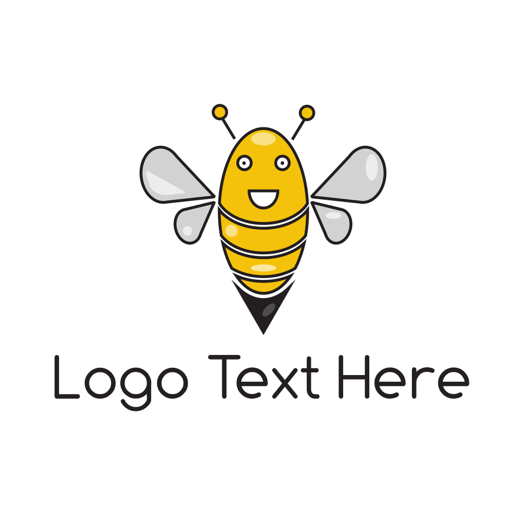 Happy Bee Logo | BrandCrowd Logo Maker