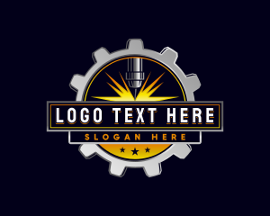 Laser CNC Engraving logo design