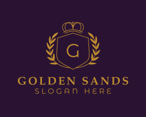 Golden Shield Academy logo design