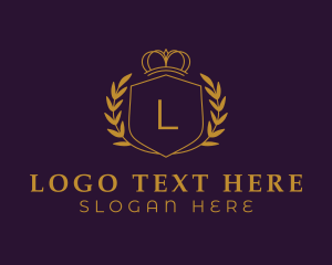 Letter - Golden Shield Academy logo design