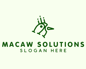 Parrot Bird Aviary logo design