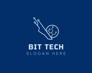 Tech Soccer Ball logo design