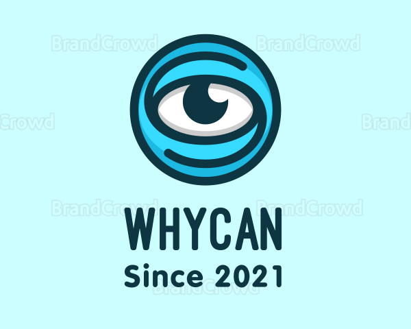 Blue Eye Ball Logo