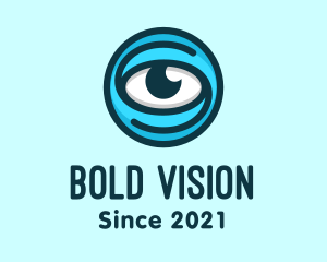 Blue Eye Ball logo design