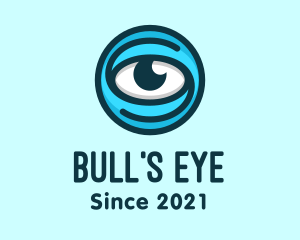 Blue Eye Ball logo design