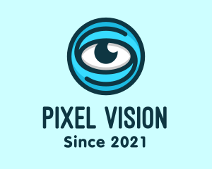 Blue Eye Ball logo design