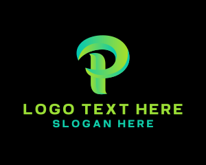 Corporate - 3D Generic Business Letter P logo design