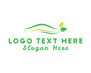 Car - Eco Automotive Car logo design