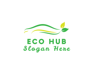 Eco Automotive Car logo design