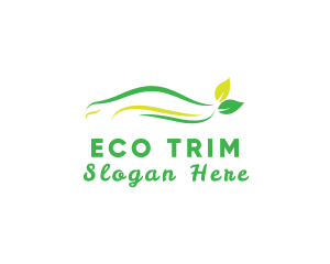 Eco Automotive Car logo design