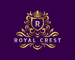 Royal Crown Crest logo design