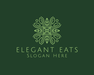 Elegant Leaves Organization logo design