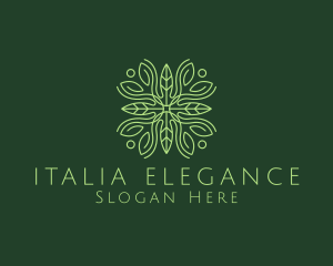 Elegant Leaves Organization logo design