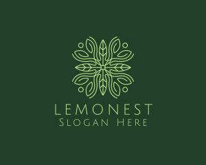 Premium - Elegant Leaves Organization logo design